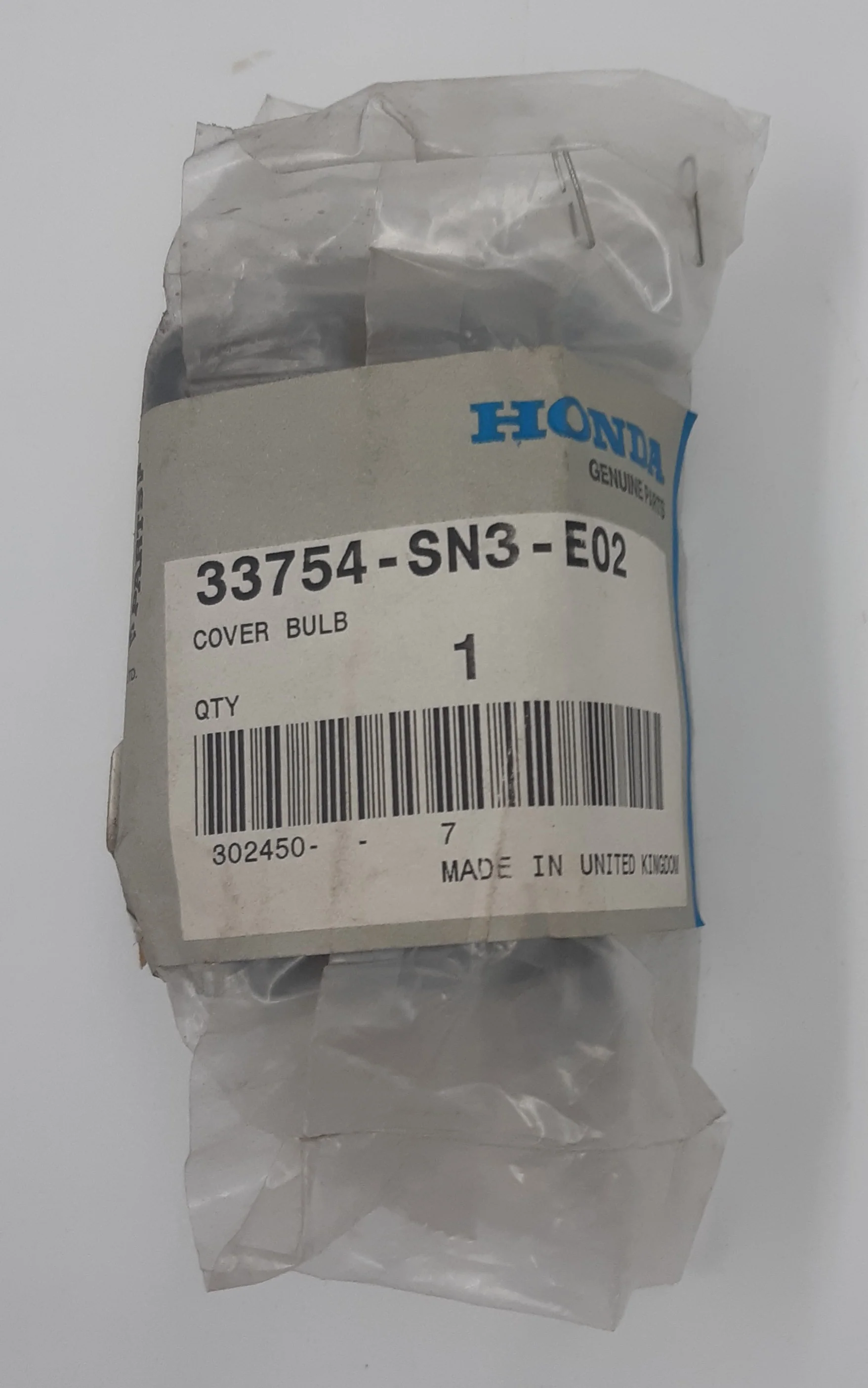 COVER, BULB (STAR BLACK) | 33754SN3E02 | honda car part