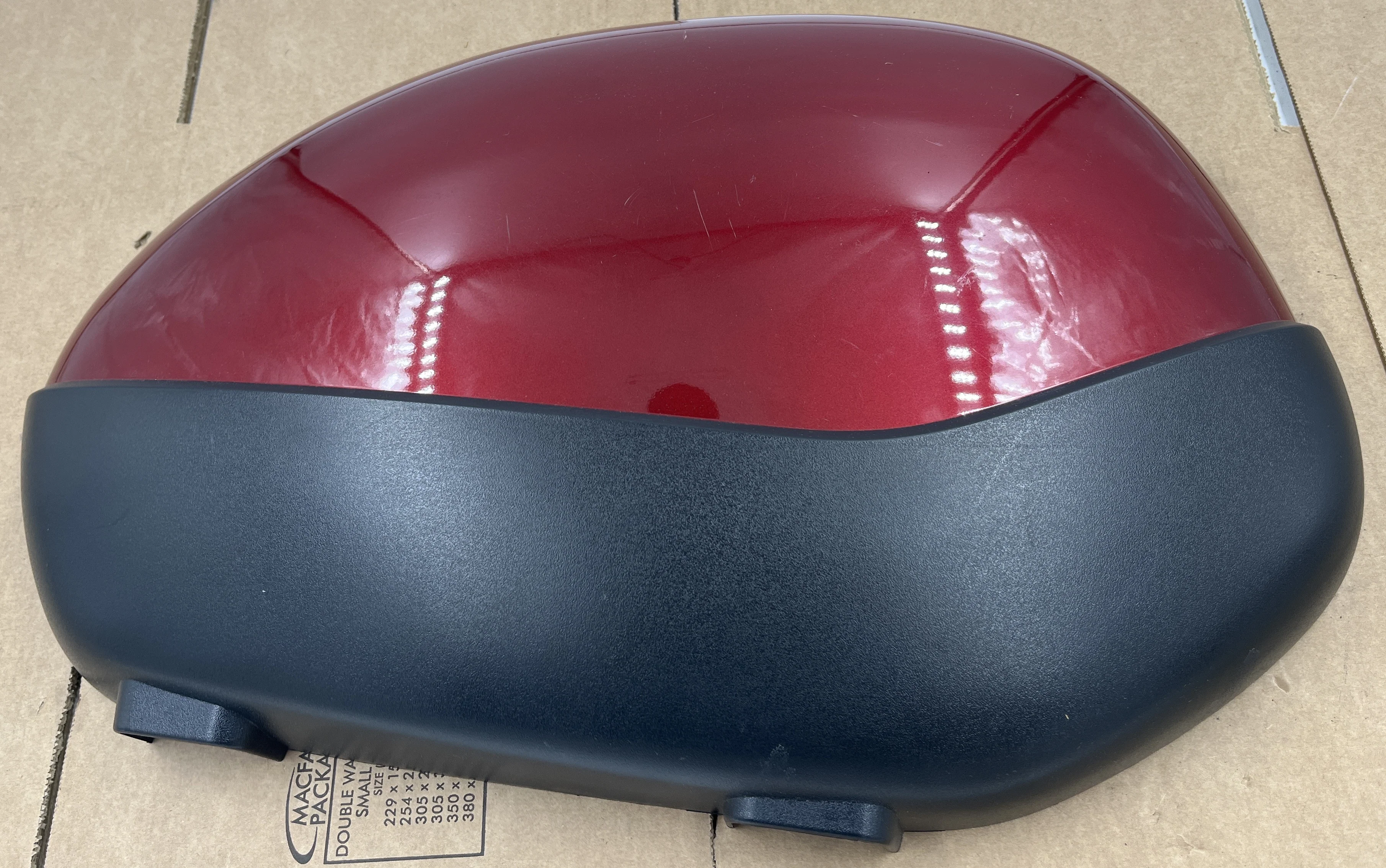 Honda Deauville Right Hand Saddlebag Lid In Carnelian Red Metallic 77227-MBL-D00ZL