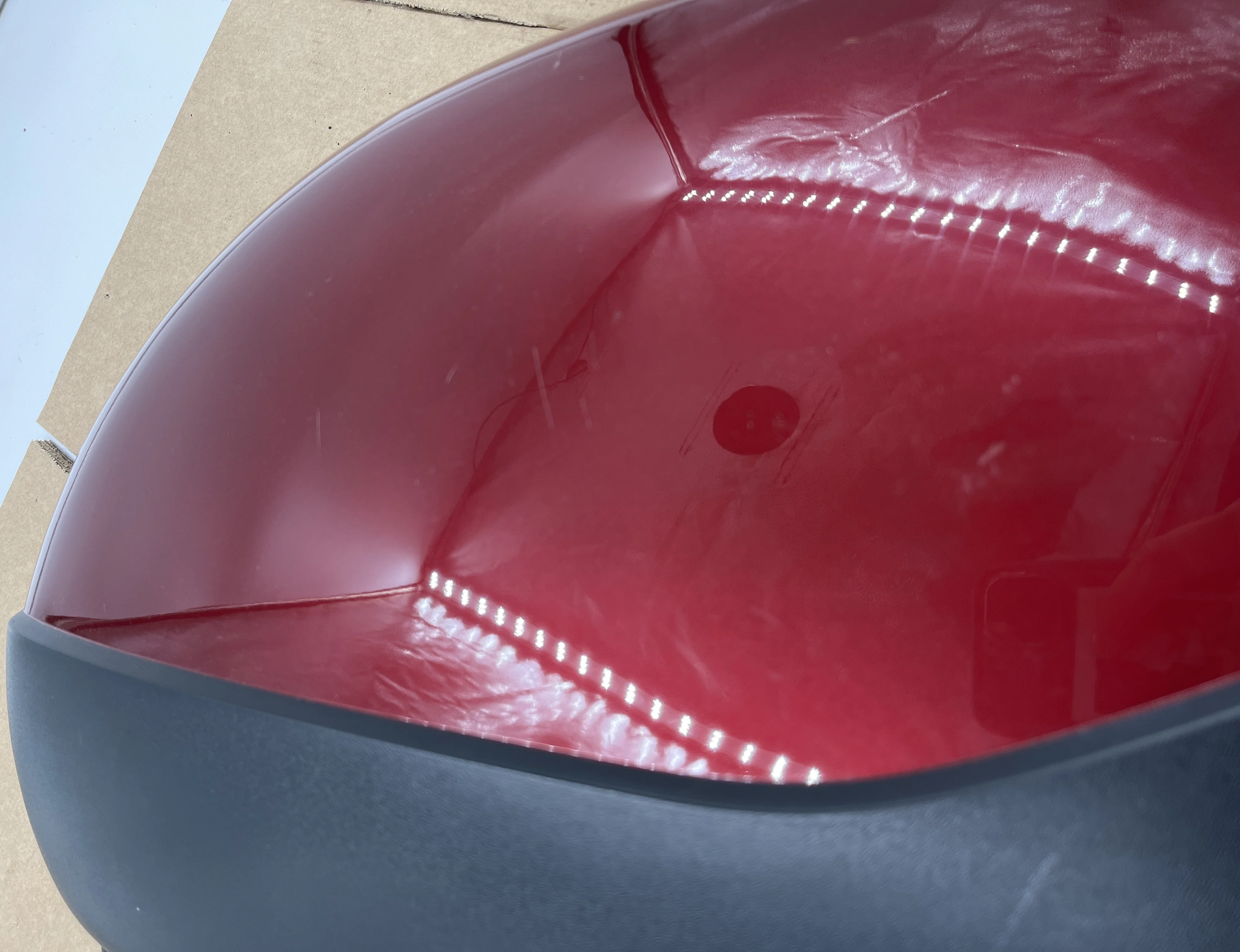 Honda Deauville Right Hand Saddlebag Lid In Carnelian Red Metallic 77227-MBL-D00ZL - Image 2