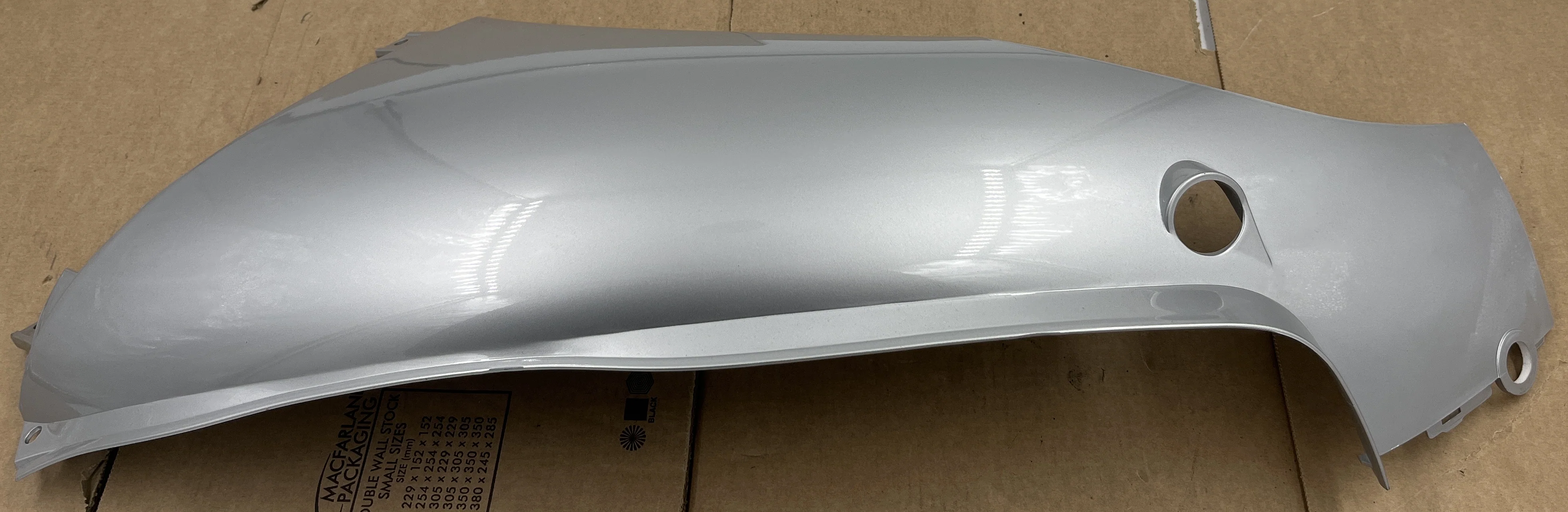 Honda NES Right Hand Body Cover In Accurate Silver 83500-KGF-900ZB
