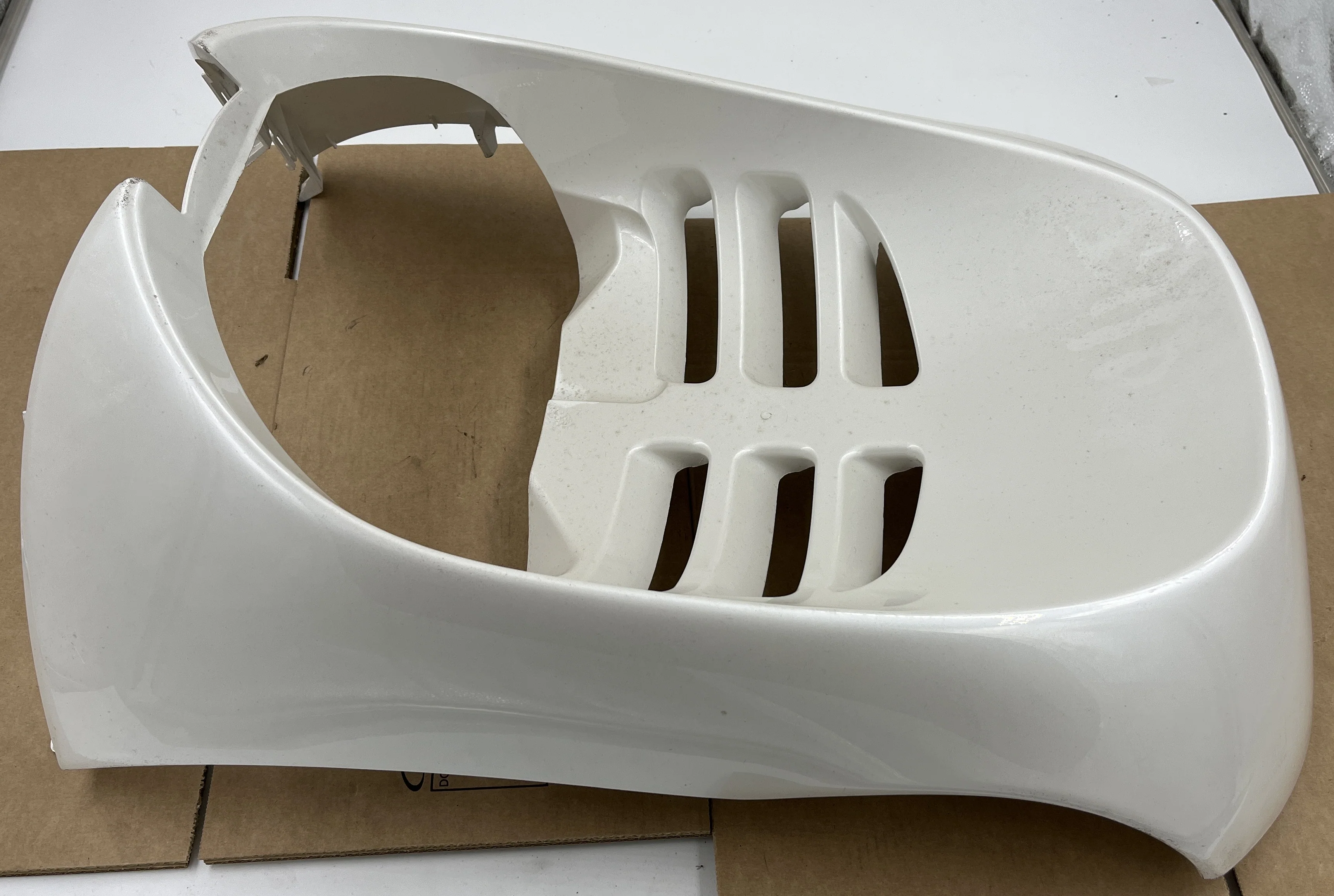 Honda NES125 & NES150 Front Lower Cover in Pearl Seashell White 64305-KGF-900ZE