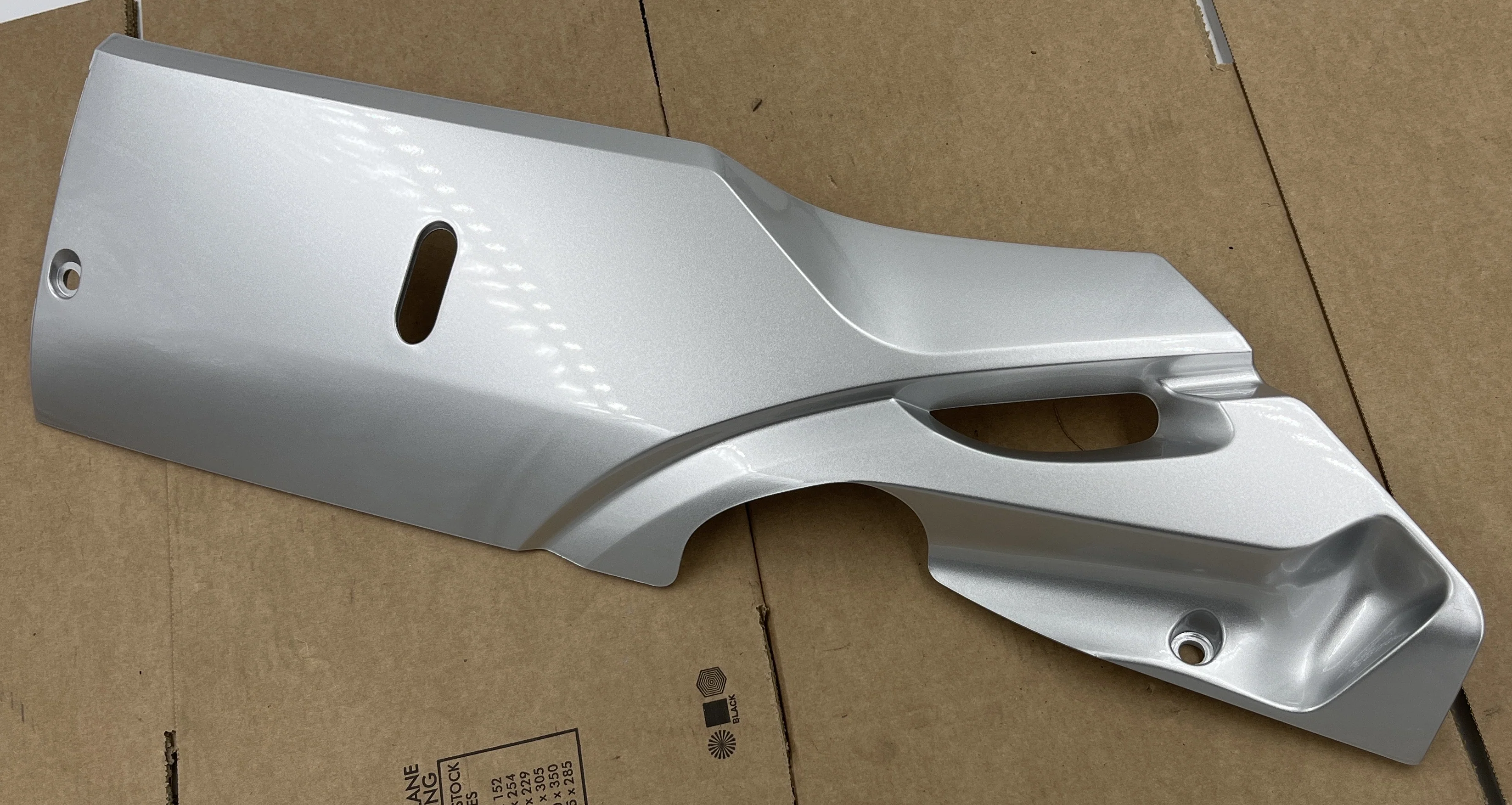 Honda Pantheon Left Hand Lower Cover In Force Silver 83640-KRJ-900ZH