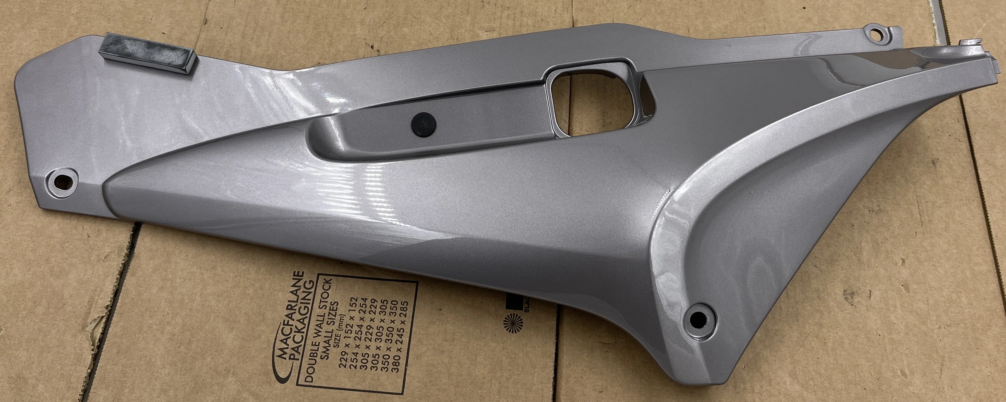 Honda ST1300 Left Side Cover In Tower Silver Metallic 83700-MCSG-01ZB