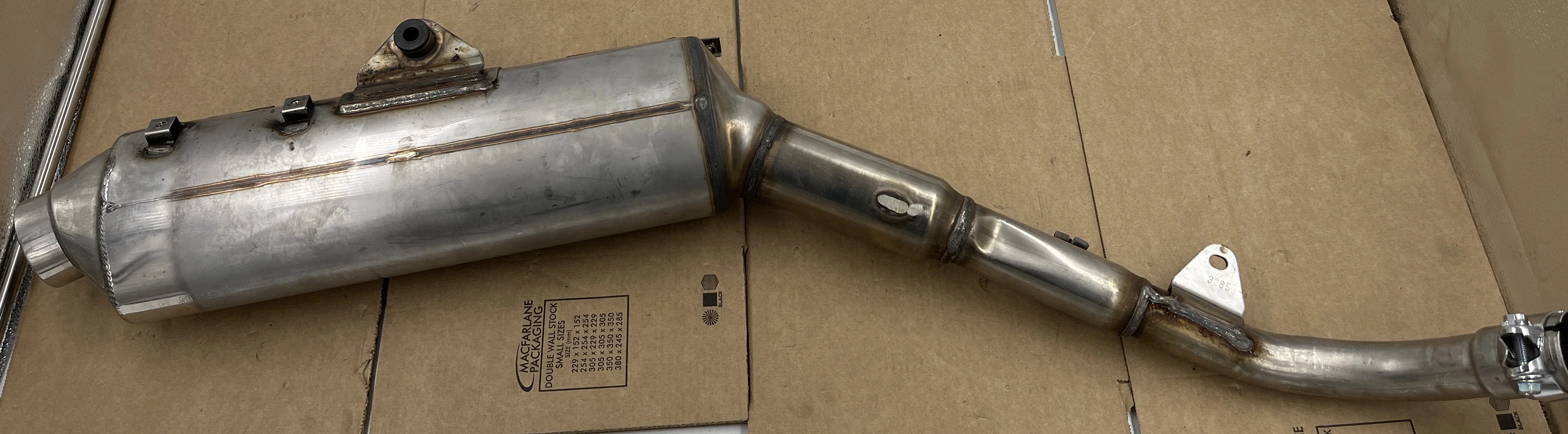 Honda Varadero Left Hand Muffler Assembly 18410-MBT-D20