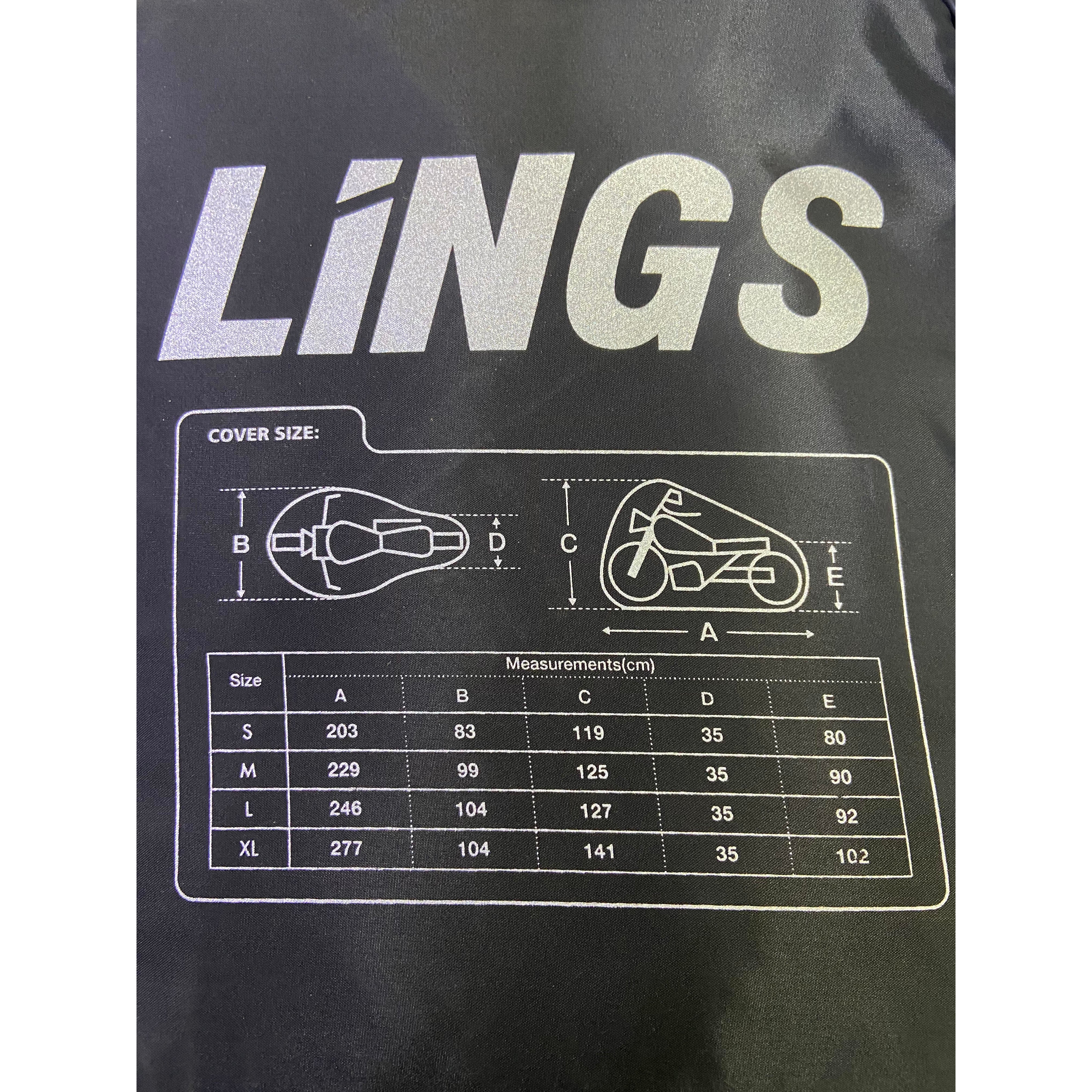 Lings Outdoor Motorcycle Cover Small - Image 5